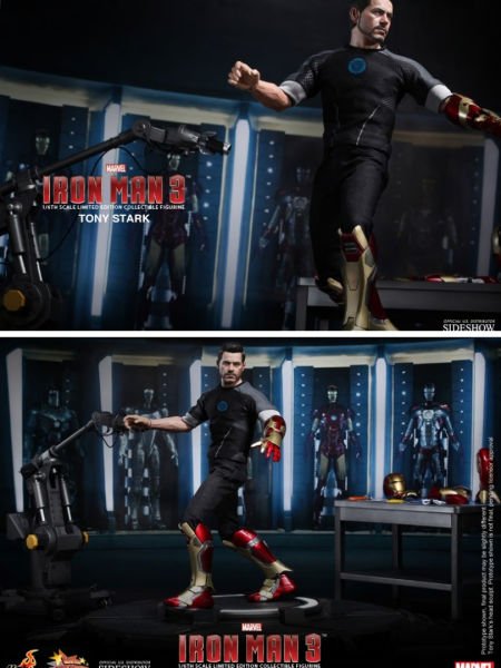 Iron Man 3 - Tony Stark (Armor Testing Version) 1/6 Scale Limited Edition Koleksiyon Figürü