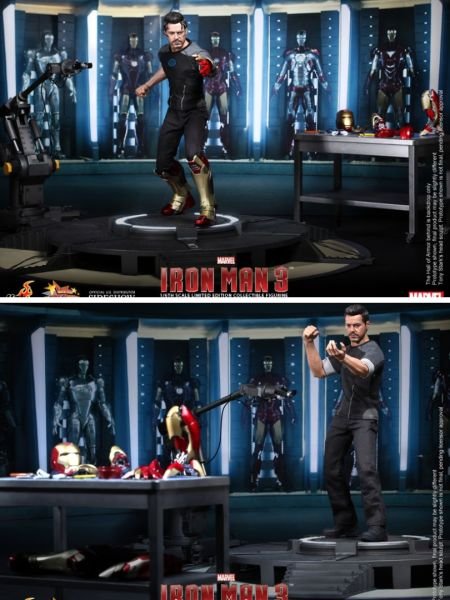 Iron Man 3 - Tony Stark (Armor Testing Version) 1/6 Scale Limited Edition Koleksiyon Figürü