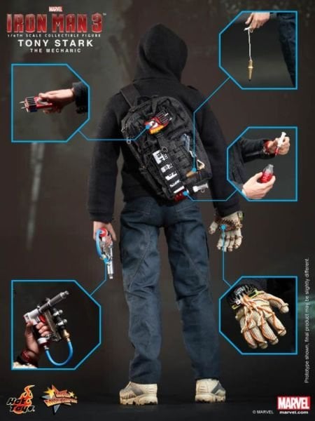 Iron Man 3 - Tony Stark (The Mechanic) 1/6 Scale Limited Edition Koleksiyon Figürü