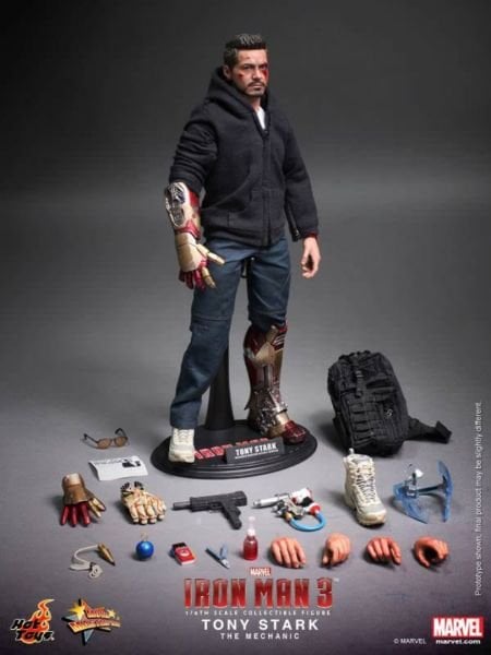 Iron Man 3 - Tony Stark (The Mechanic) 1/6 Scale Limited Edition Koleksiyon Figürü
