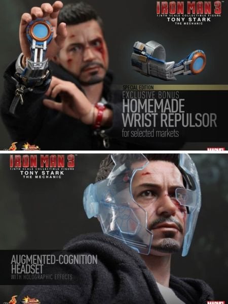 Iron Man 3 - Tony Stark (The Mechanic) 1/6 Scale Limited Edition Koleksiyon Figürü