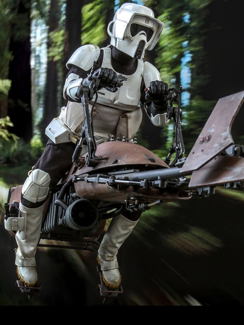 Star Wars: Return of the Jedi - Scout Trooper and Speeder Bike 1/6 Scale Koleksiyon Figür Seti