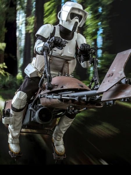 Star Wars: Return of the Jedi - Scout Trooper and Speeder Bike 1/6 Scale Koleksiyon Figür Seti