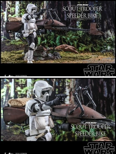Star Wars: Return of the Jedi - Scout Trooper and Speeder Bike 1/6 Scale Koleksiyon Figür Seti