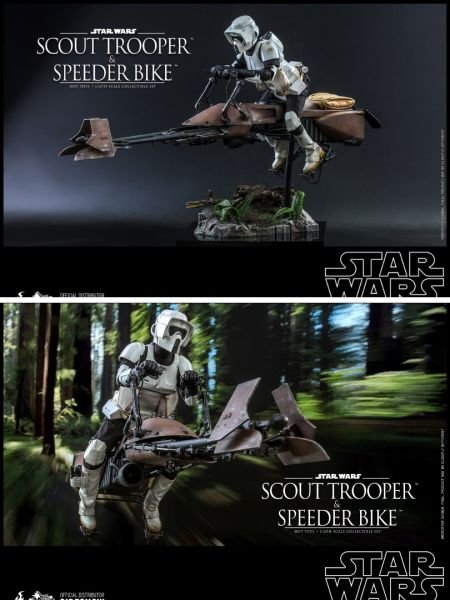 Star Wars: Return of the Jedi - Scout Trooper and Speeder Bike 1/6 Scale Koleksiyon Figür Seti