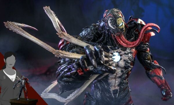 Spider-Man: Maximum Venom - Venomized Iron Man 1/6 Scale Koleksiyon Figürü