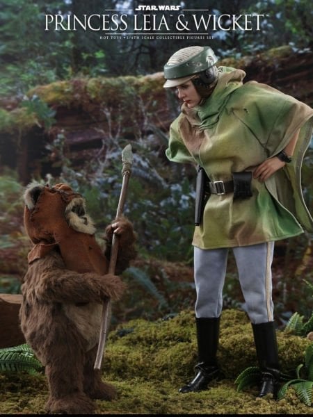 Star Wars: Return Of The Jedi - Princess Leia and Wicket 1/6 Scale Koleksiyon Figür Seti