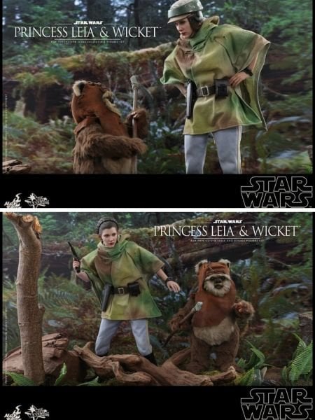 Star Wars: Return Of The Jedi - Princess Leia and Wicket 1/6 Scale Koleksiyon Figür Seti
