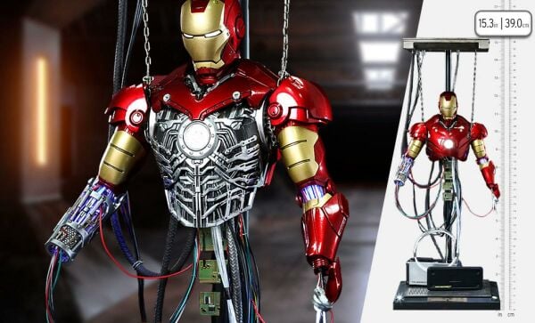 Iron Man - Iron Man Mark III (Construction Version) Diaroma Series 1/6 Scale Koleksiyon Figürü