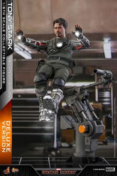 Iron Man - Tony Stark (Mech Test Version) Deluxe 1:6 Scale Collectible Figure