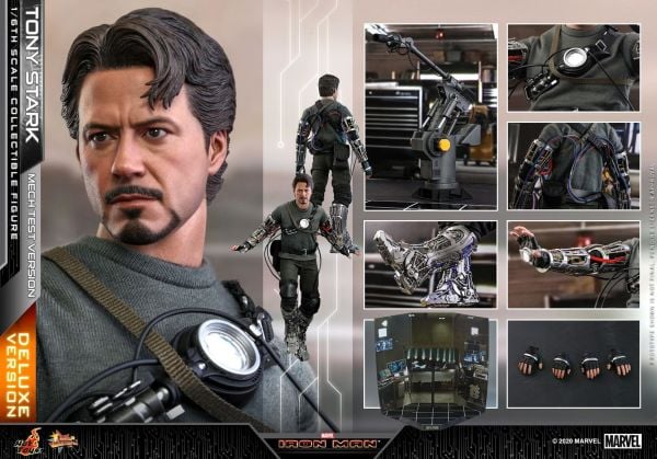 Iron Man - Tony Stark (Mech Test Version) Deluxe 1:6 Scale Collectible Figure