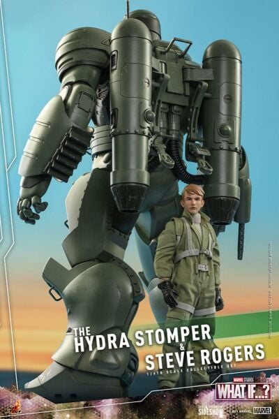 What If...? - The Hydra Stomper and Steve Rogers 1/6 Scale Koleksiyon Figür Seti