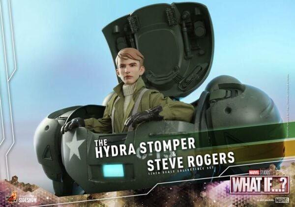 What If...? - The Hydra Stomper and Steve Rogers 1/6 Scale Koleksiyon Figür Seti