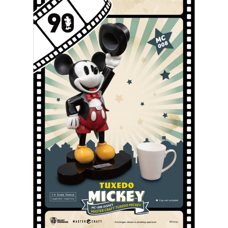 Disney Master Craft - Tuxedo Mickey 90th Anniversary Exclusive Heykel