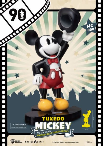 Disney Master Craft - Tuxedo Mickey 90th Anniversary Exclusive Heykel