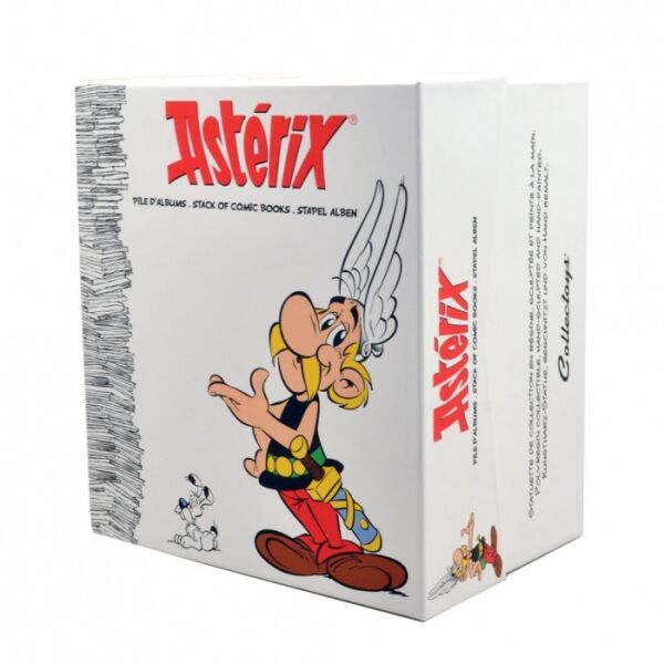 Asterix: Asterix & Idefix Pile D'Albums (Stack Of Comic Books) Resin Statue