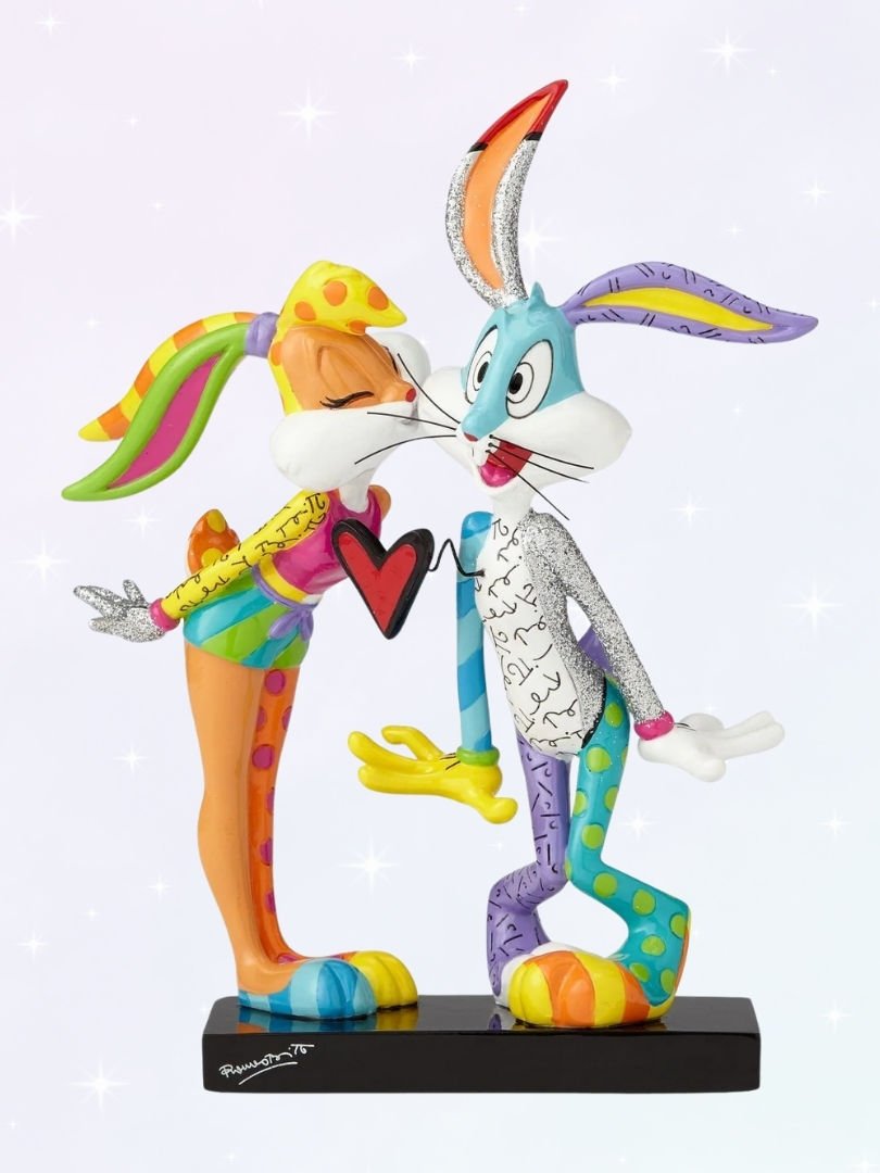 Looney Tunes by Britto - Lola Kissing Bugs Bunny Heykel
