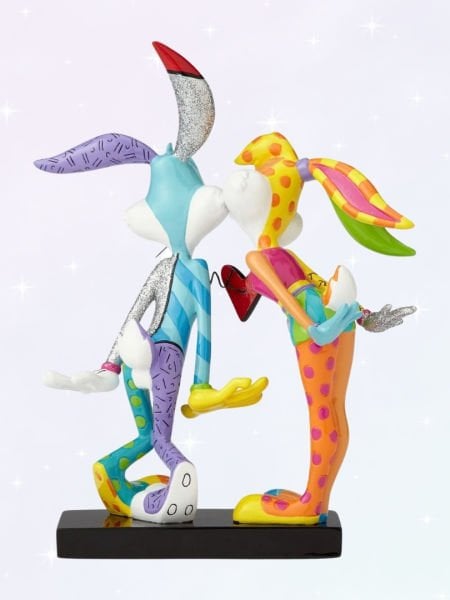 Looney Tunes by Britto - Lola Kissing Bugs Bunny Heykel