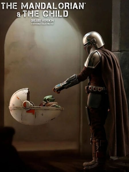 Star Wars: The Mandalorian - The Mandalorian and The Child Deluxe 1/6 Scale Koleksiyon Figür Seti