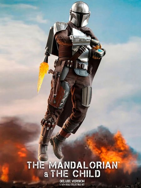 Star Wars: The Mandalorian - The Mandalorian and The Child Deluxe 1/6 Scale Koleksiyon Figür Seti