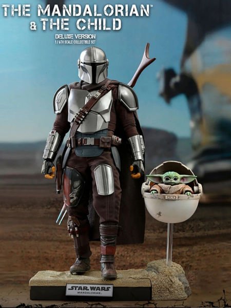 Star Wars: The Mandalorian - The Mandalorian and The Child Deluxe 1/6 Scale Koleksiyon Figür Seti