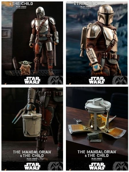 Star Wars: The Mandalorian - The Mandalorian and The Child Deluxe 1/6 Scale Koleksiyon Figür Seti