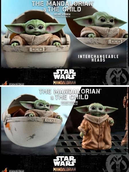 Star Wars: The Mandalorian - The Mandalorian and The Child Deluxe 1/6 Scale Koleksiyon Figür Seti