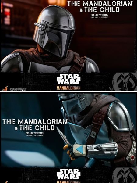 Star Wars: The Mandalorian - The Mandalorian and The Child Deluxe 1/6 Scale Koleksiyon Figür Seti