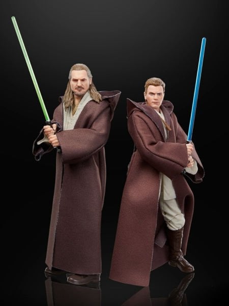 Star Wars Black Series Qui-Gon Jinn, Darth Maul, Obi-Wan Kenobi (Star Wars: The Phantom Menace) Aksiyon Figür Seti