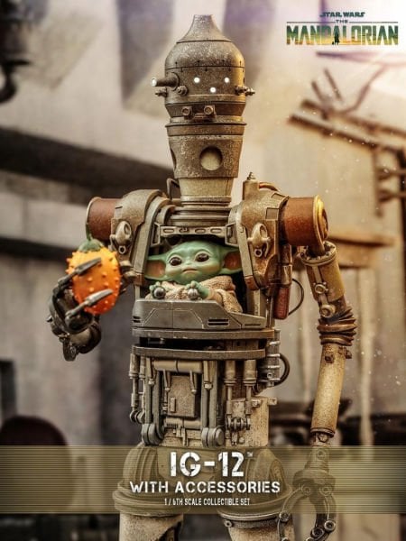 Star Wars: The Mandalorian - IG-12 With Accessories 1/6 Scale Koleksiyon Figür Seti