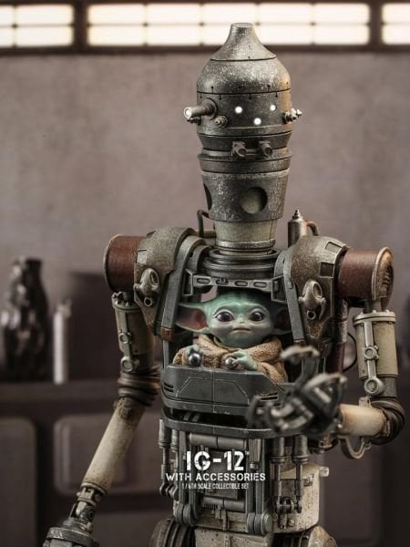 Star Wars: The Mandalorian - IG-12 With Accessories 1/6 Scale Koleksiyon Figür Seti