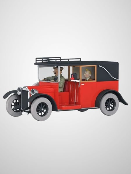 Tintin - The Cab for Eastdown (Le Taxi pour Eastdown) 1/24 Scale Diecast Model Araç (No.62)
