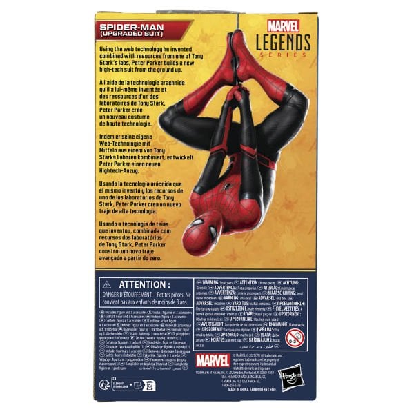 Marvel Legends Series Spider-Man (Upgraded Suit) (Spider-Man: Far From Home) Aksiyon Figürü
