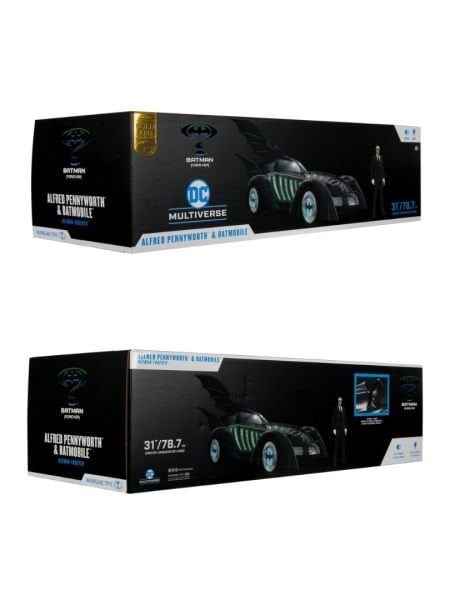 Batman Forever - Alfred Pennyworth & Batmobile Aksiyon Figür Seti