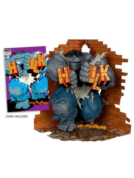 Marvel Comics - Hulk (The Incredible Hulk #345) 1/6 Scale Heykel (Çizgi Roman dahil)