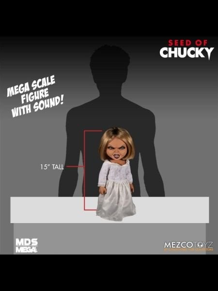 Seed of Chucky - Talking Tiffany Mega Scale Ses Efektli Koleksiyon Figürü