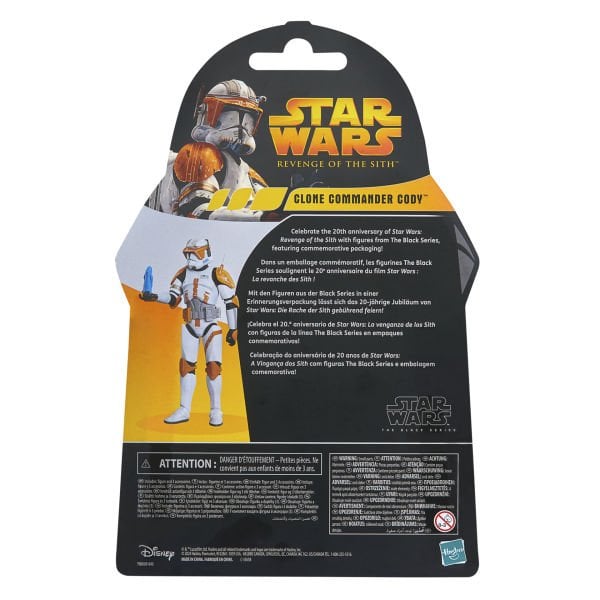 Star Wars Black Series Clone Commander Cody (Revenge of the Sith 20th Anniversary)