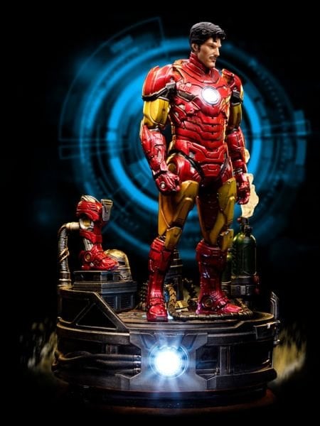 Marvel Comics - Iron Man Unleashed Deluxe 1/10 Art Scale Limited Edition Heykel