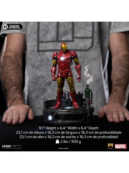 Marvel Comics - Iron Man Unleashed Deluxe 1/10 Art Scale Limited Edition Heykel
