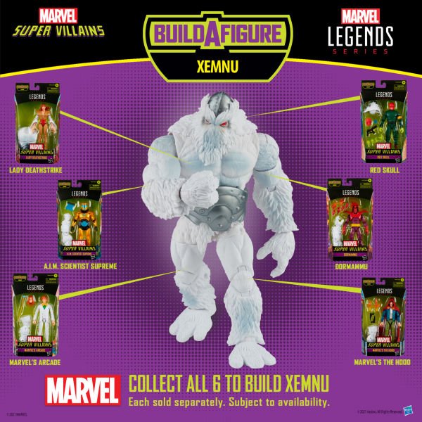 Marvel Legends Super Villains Marvel's Arcade (Xemnu BAF)