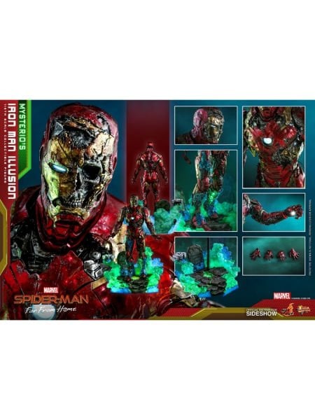 Spider-Man: Far From Home - Mysterio’s Iron Man Illusion 1/6 Scale Koleksiyon Figürü