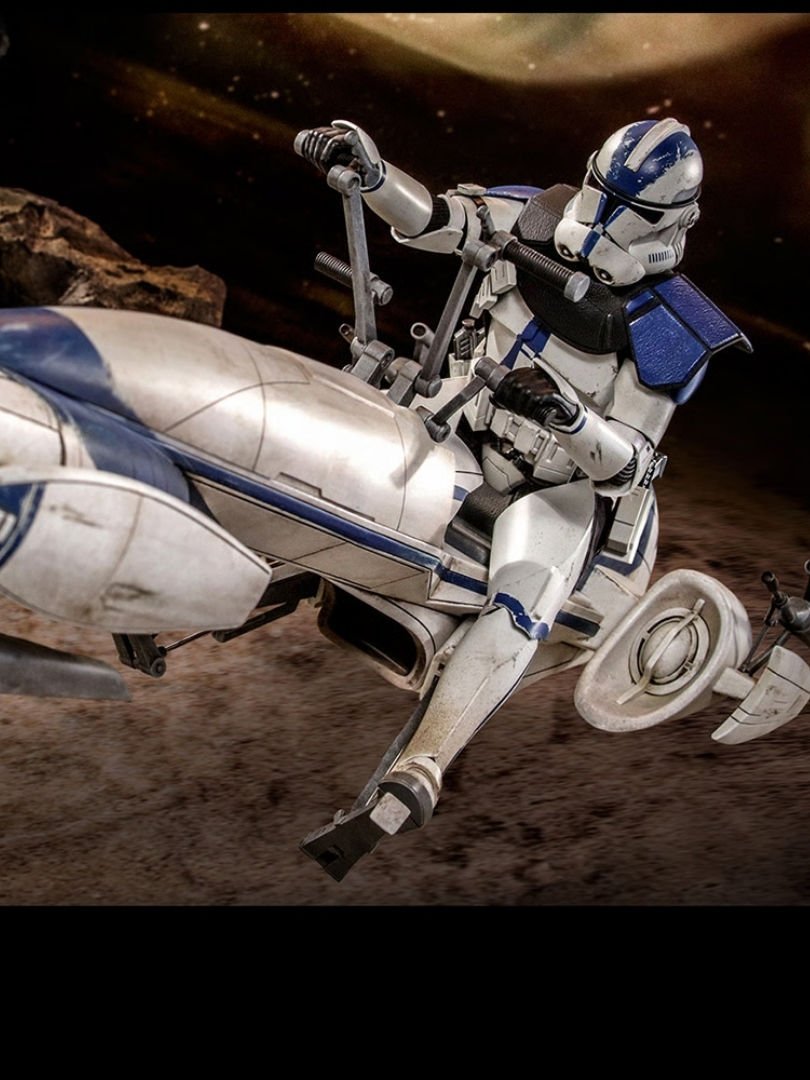 Star Wars: The Clone Wars - Clone Commander Appo with BARC Speeder 1/6 Scale Koleksiyon Figür Seti