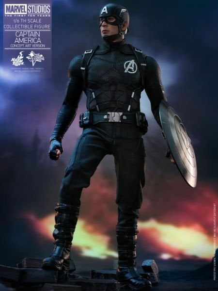 Captain America: Civil War - Captain America (Concept Art Version) 1/6 Scale Koleksiyon Figürü