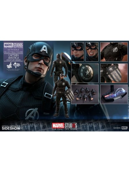 Captain America: Civil War - Captain America (Concept Art Version) 1/6 Scale Koleksiyon Figürü
