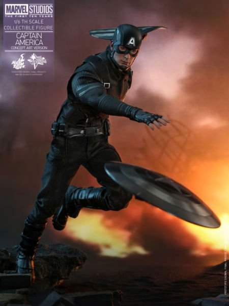 Captain America: Civil War - Captain America (Concept Art Version) 1/6 Scale Koleksiyon Figürü