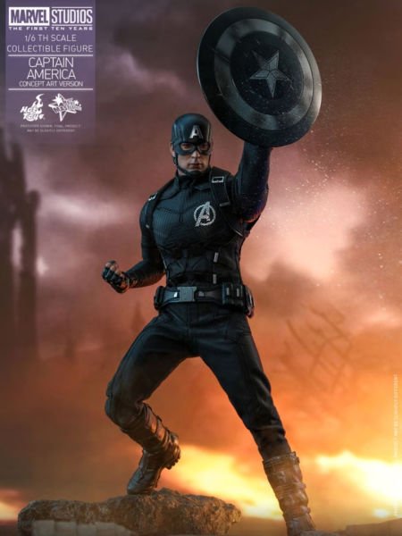Captain America: Civil War - Captain America (Concept Art Version) 1/6 Scale Koleksiyon Figürü