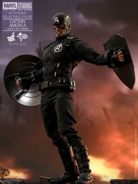 Captain America: Civil War - Captain America (Concept Art Version) 1/6 Scale Koleksiyon Figürü
