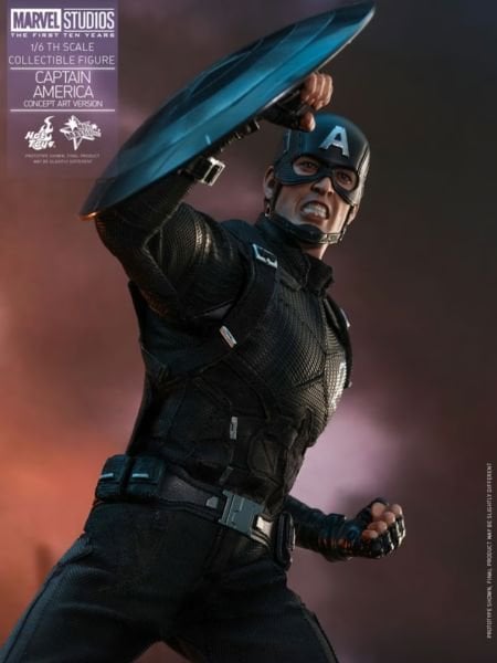 Captain America: Civil War - Captain America (Concept Art Version) 1/6 Scale Koleksiyon Figürü