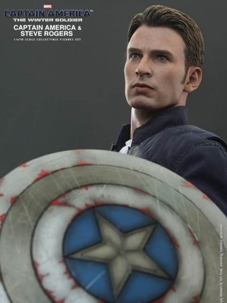 Captain America: The Winter Soldier - Captain America and Steve Rogers 1/6 Scale İkili Koleksiyon Figür Seti