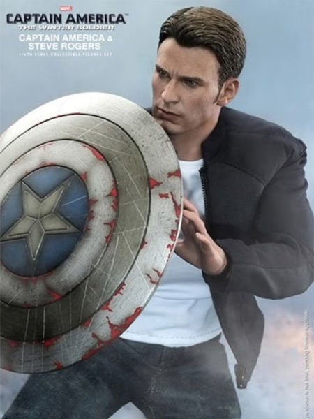 Captain America: The Winter Soldier - Captain America and Steve Rogers 1/6 Scale İkili Koleksiyon Figür Seti